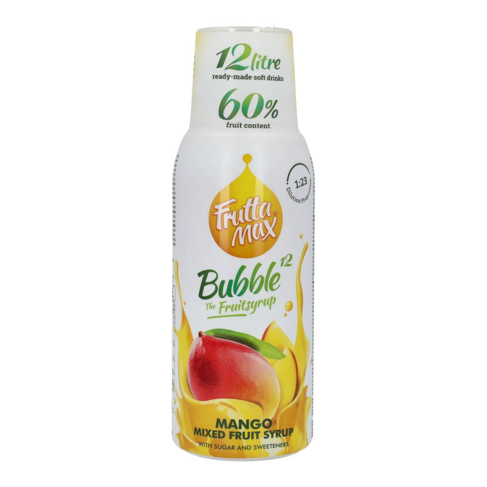 FruttaMax Bubble 12 mangový ovocný sirup 500 ml