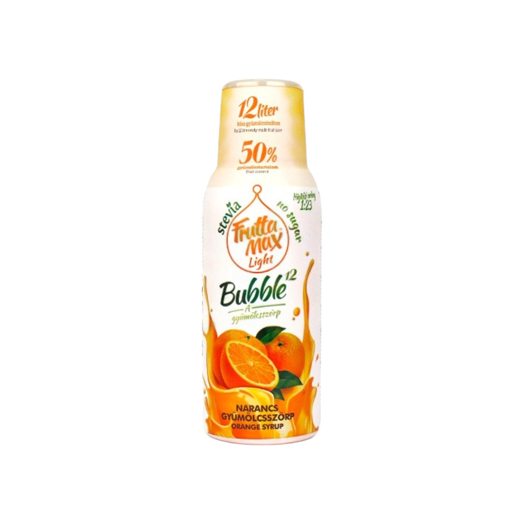 Fruttamax bubble 12 Orangen light 500 ml