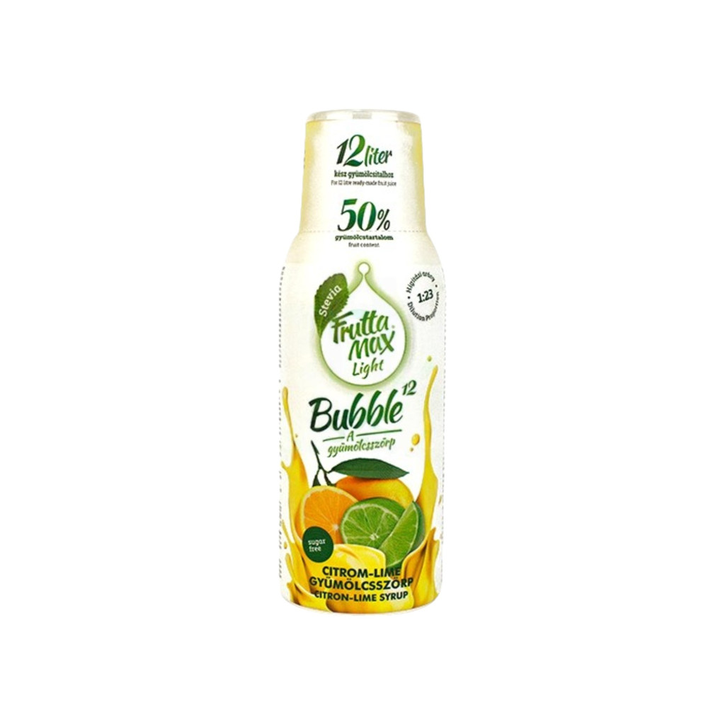Fruttamax bubble cytryna-limonka light 500 ml