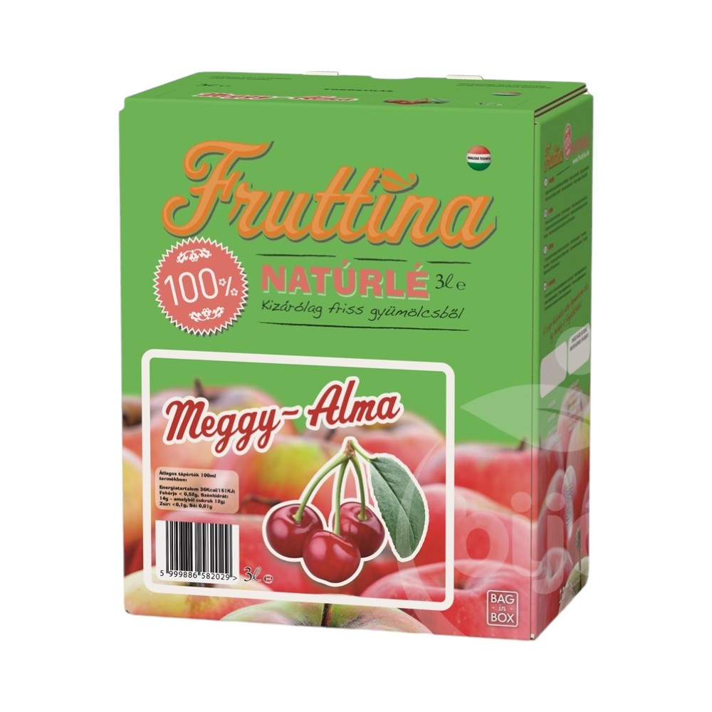 Ovocná šťáva jablko-třešeň Fruttina 5000 ml
