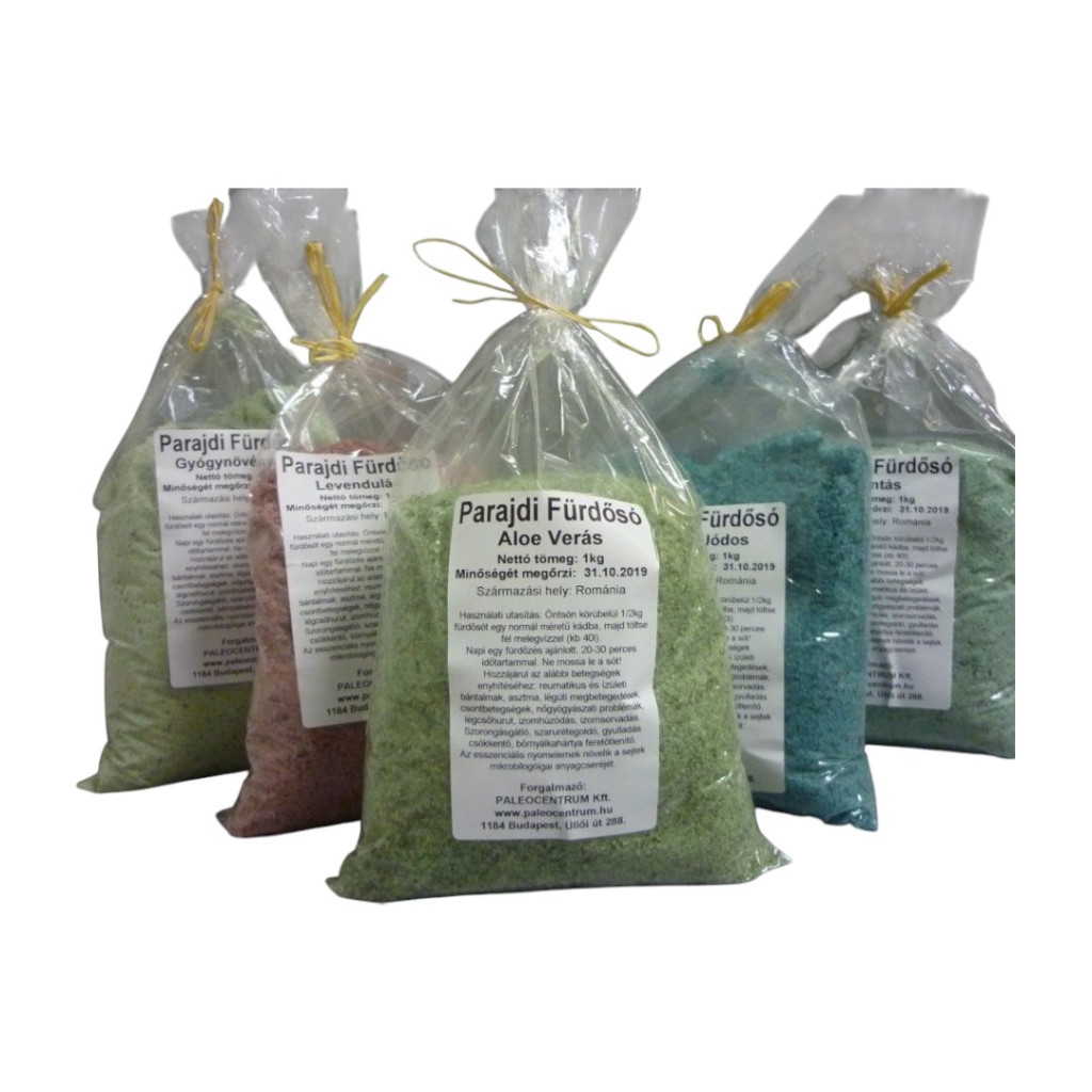 Kúpeľná soľ s Aloe Vera 1kg Parajdi