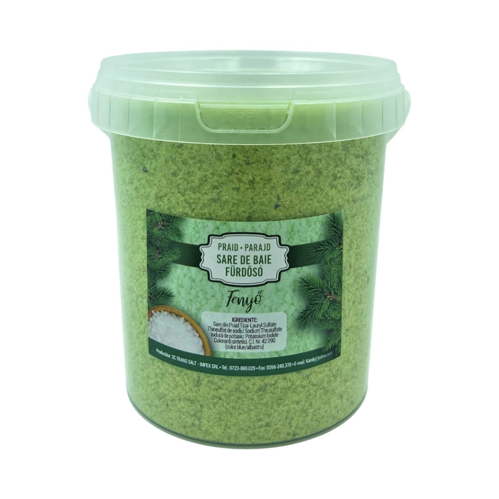Bath Salt Pine 1kg in bucket Praid