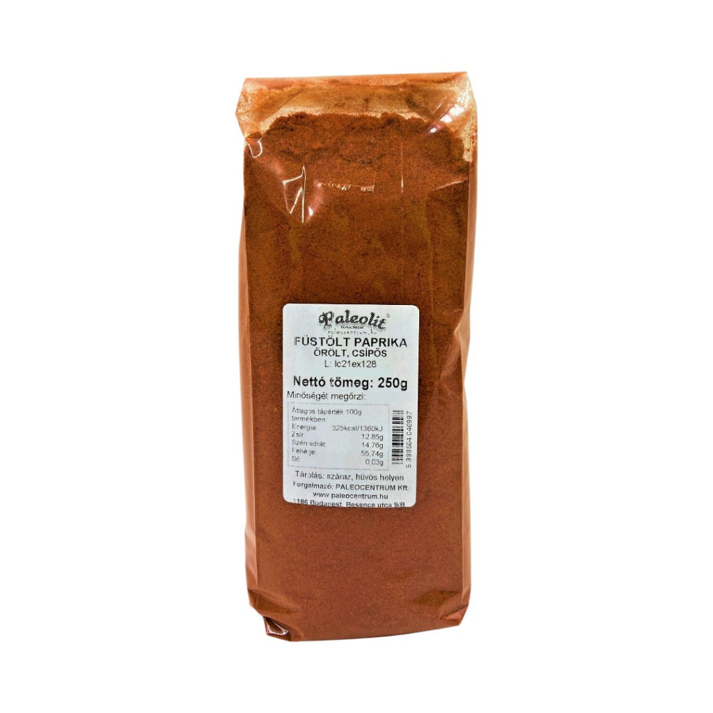 Füstölt paprika őrölt, csípős 250g Paleolit