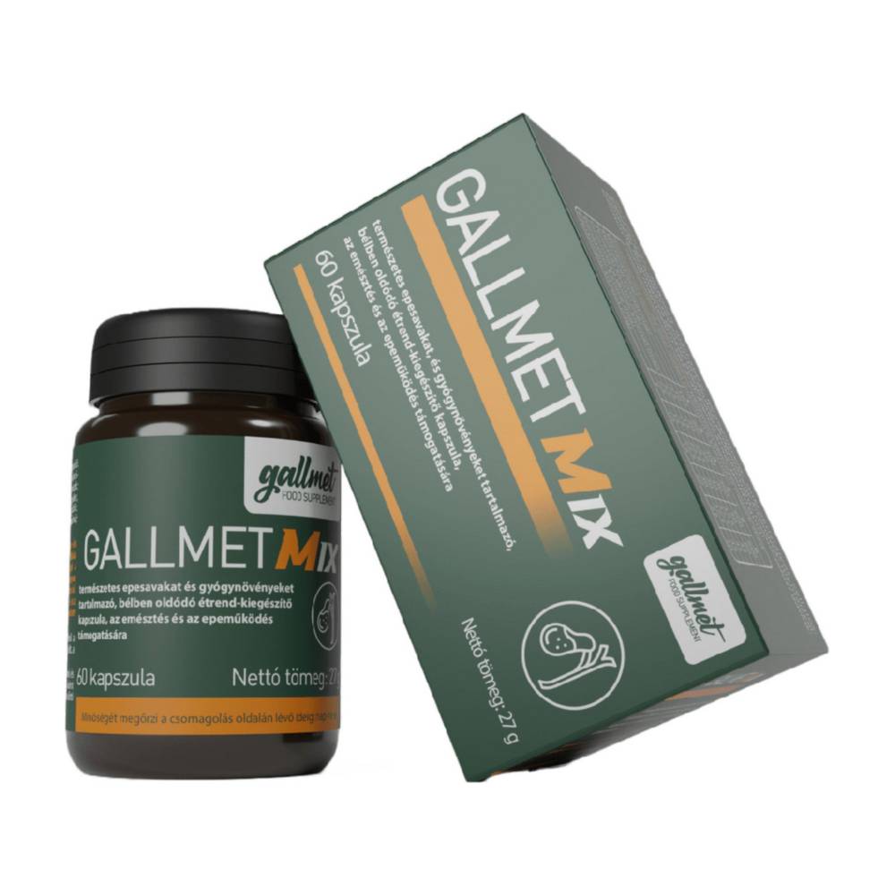 Kräuterkapsel Gallmet-Mix-60, 60 Stück