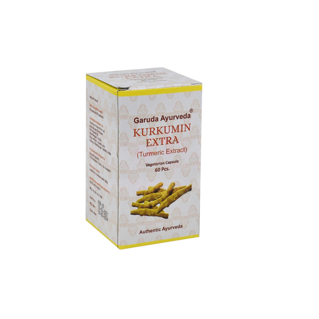 Vegetariánská tobolka Garuda Ayurveda s extraktem kurkumy 60 ks