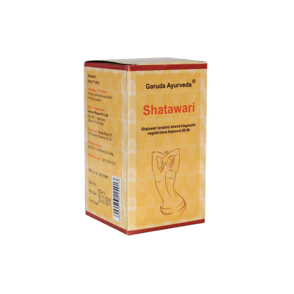 Garuda ayurveda capsule vegane cu shatavari, 60 bucăți.