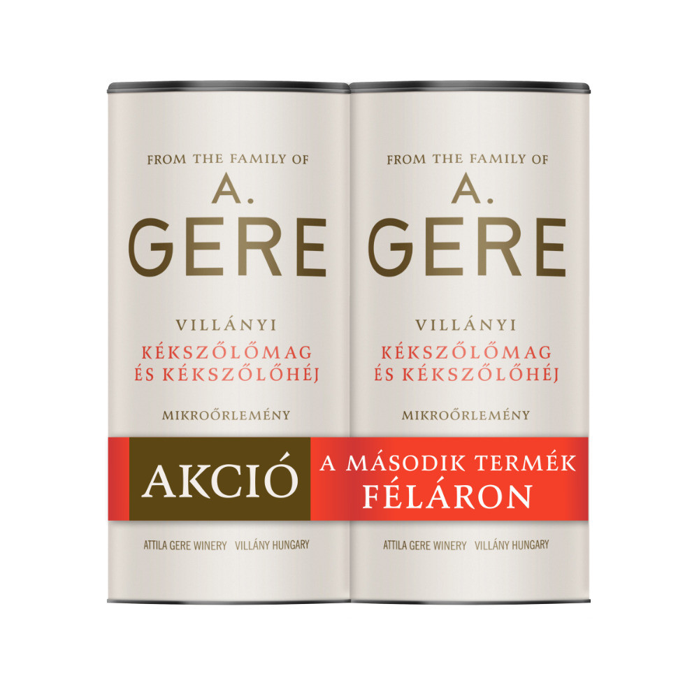 Mletie semienok a šupiek modrých hrozna z Gere Villány 2x150 150 g