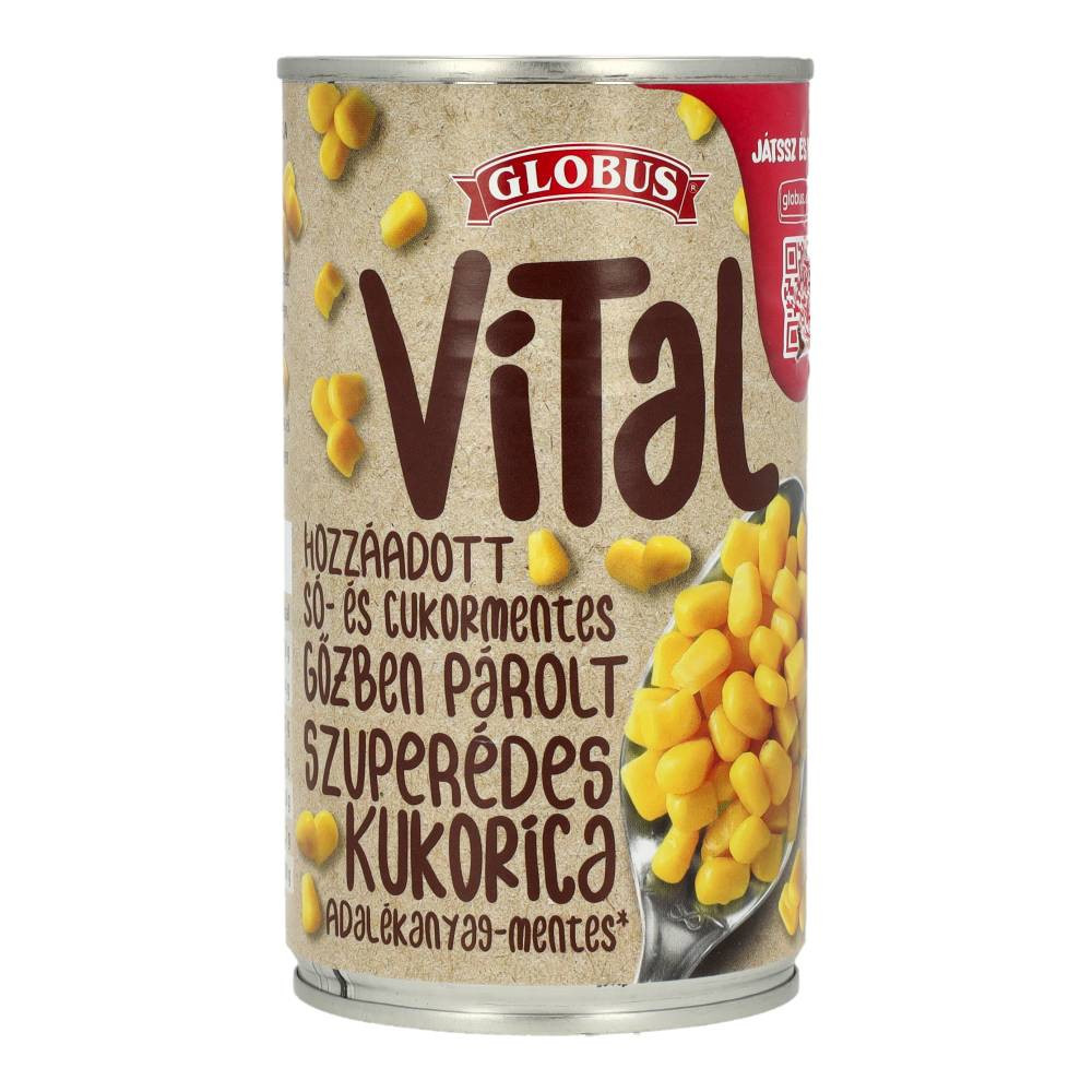 Globus vital szuperédes kukorica konzerv 285 g 1 db