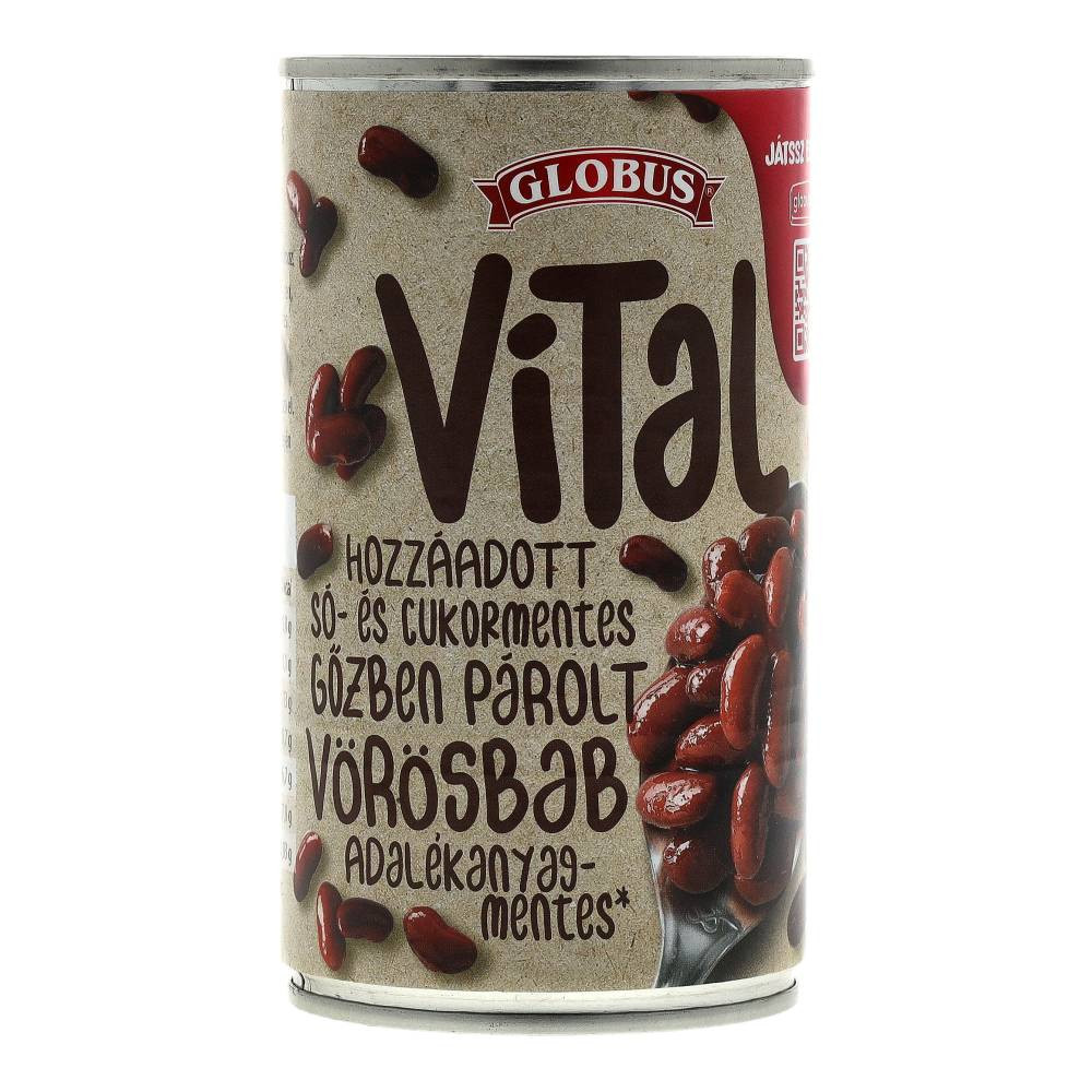 Globus vital vörös kidney bab konzerv 285 g 1 db