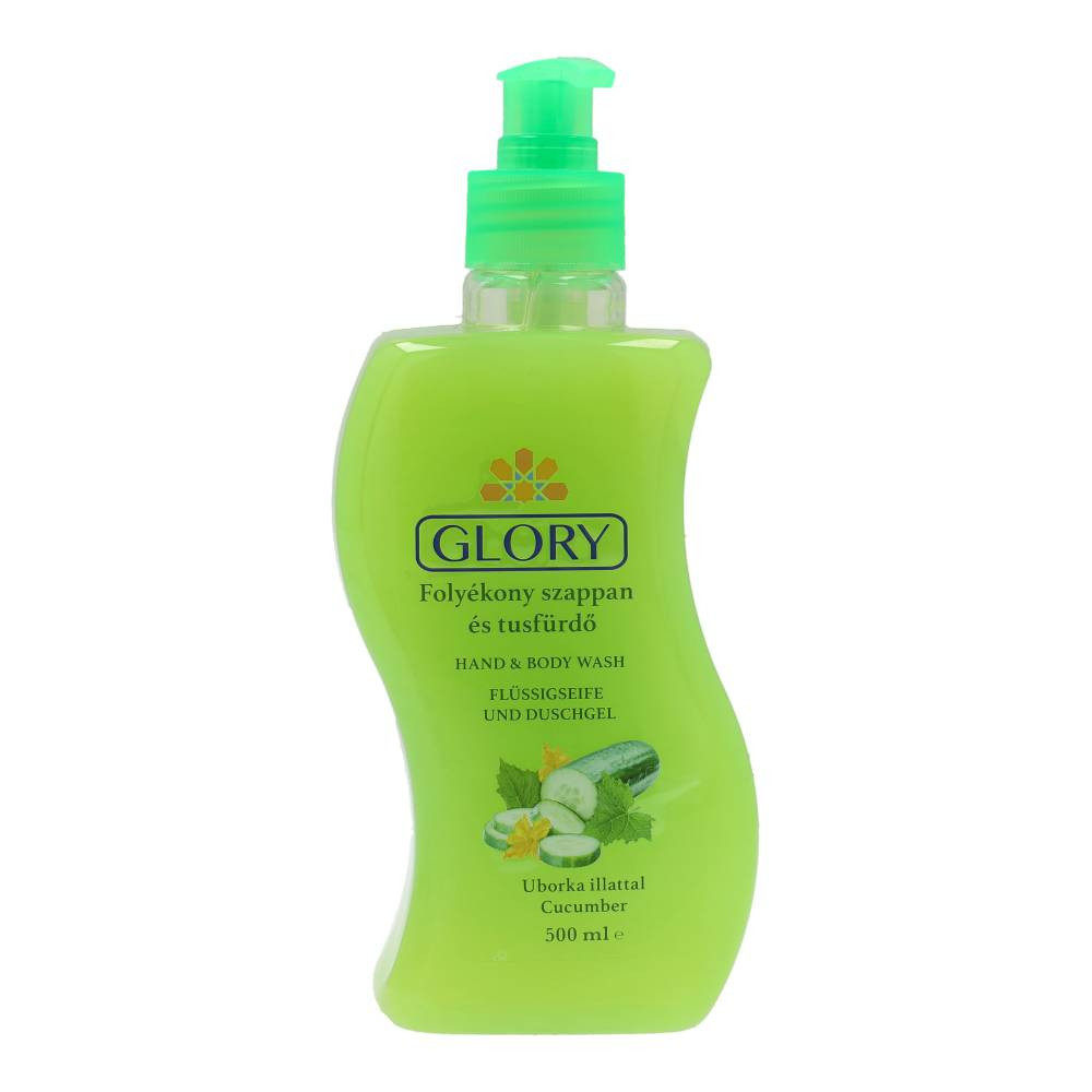 Glory liquid soap and shower gel with cucumber, 500 ml