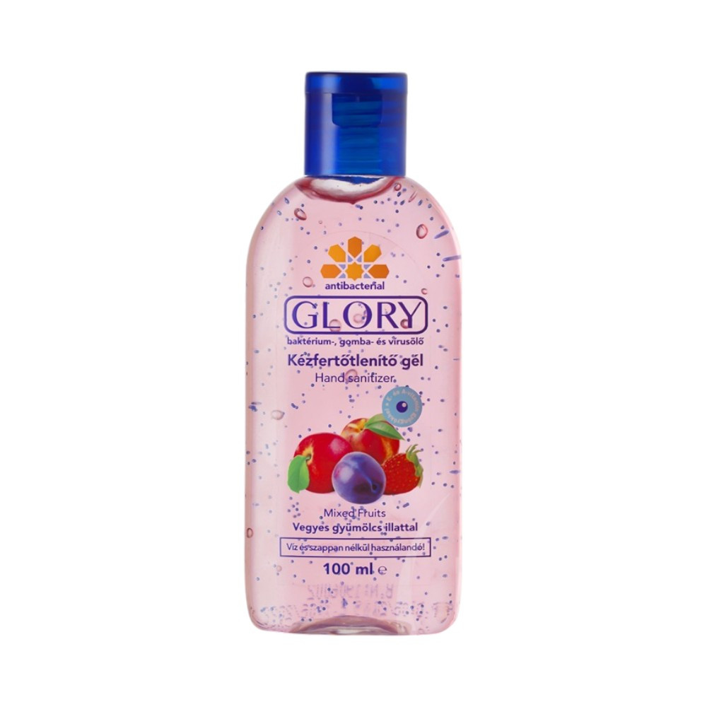Dezinfectant de mâini Glory cu aromă de fructe mixte, 100 ml