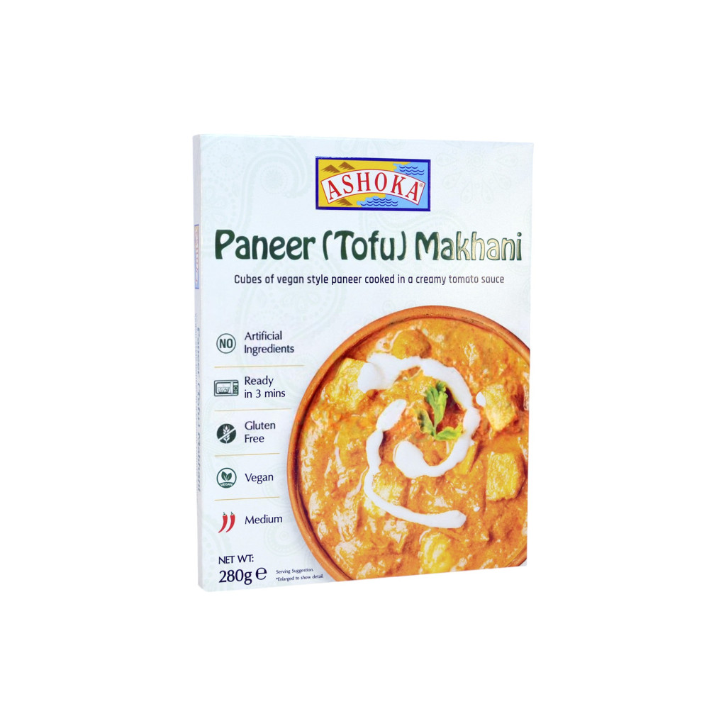GLUTÉNMENTES ASHOKA VEGÁN PANEER TOFU MAKHANI INDIAI KÉSZÉTEL 280 g