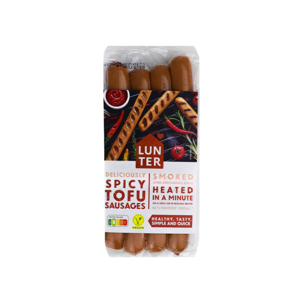 GLUTÉNMENTES LUNTER FÜSTÖLT PIKÁNS TOFU RUDAK 200G [H g