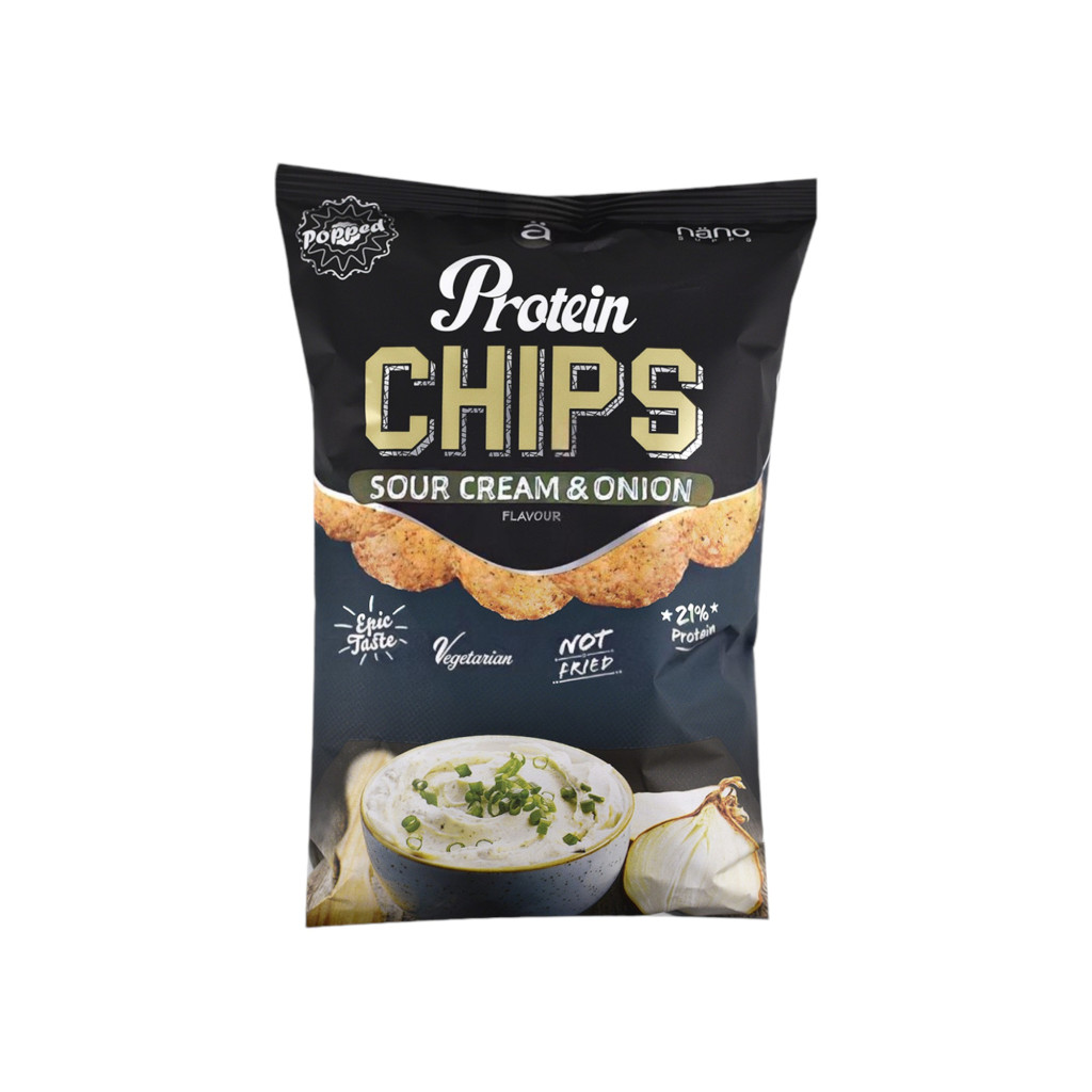 GLUTÉNMENTES NANOSUPPS PROTEIN CHIPS SOUR CREAM ONION 40G