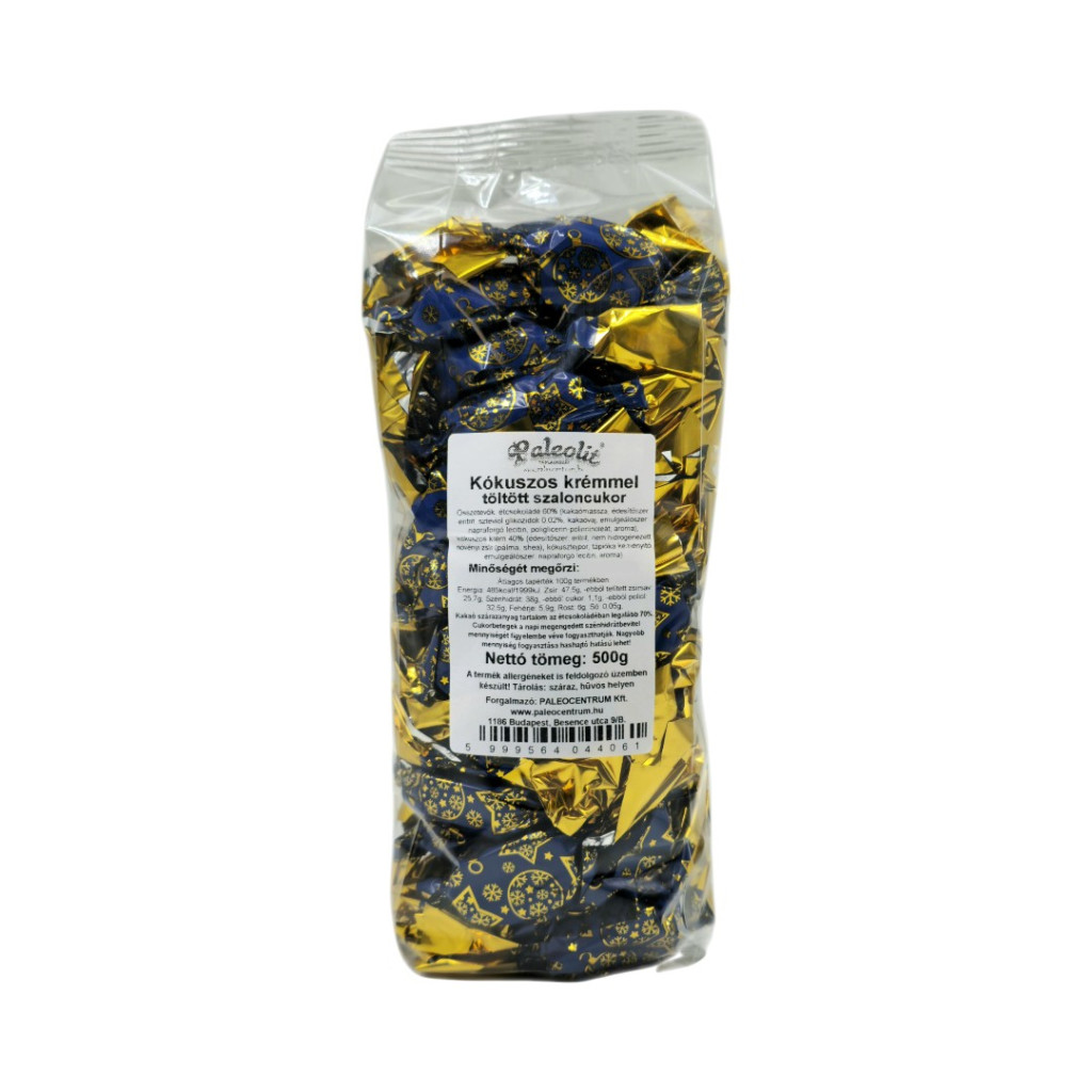 Glutenfreie Paleo-Kokosnuss-Creme gefüllte Schokolade 500 g