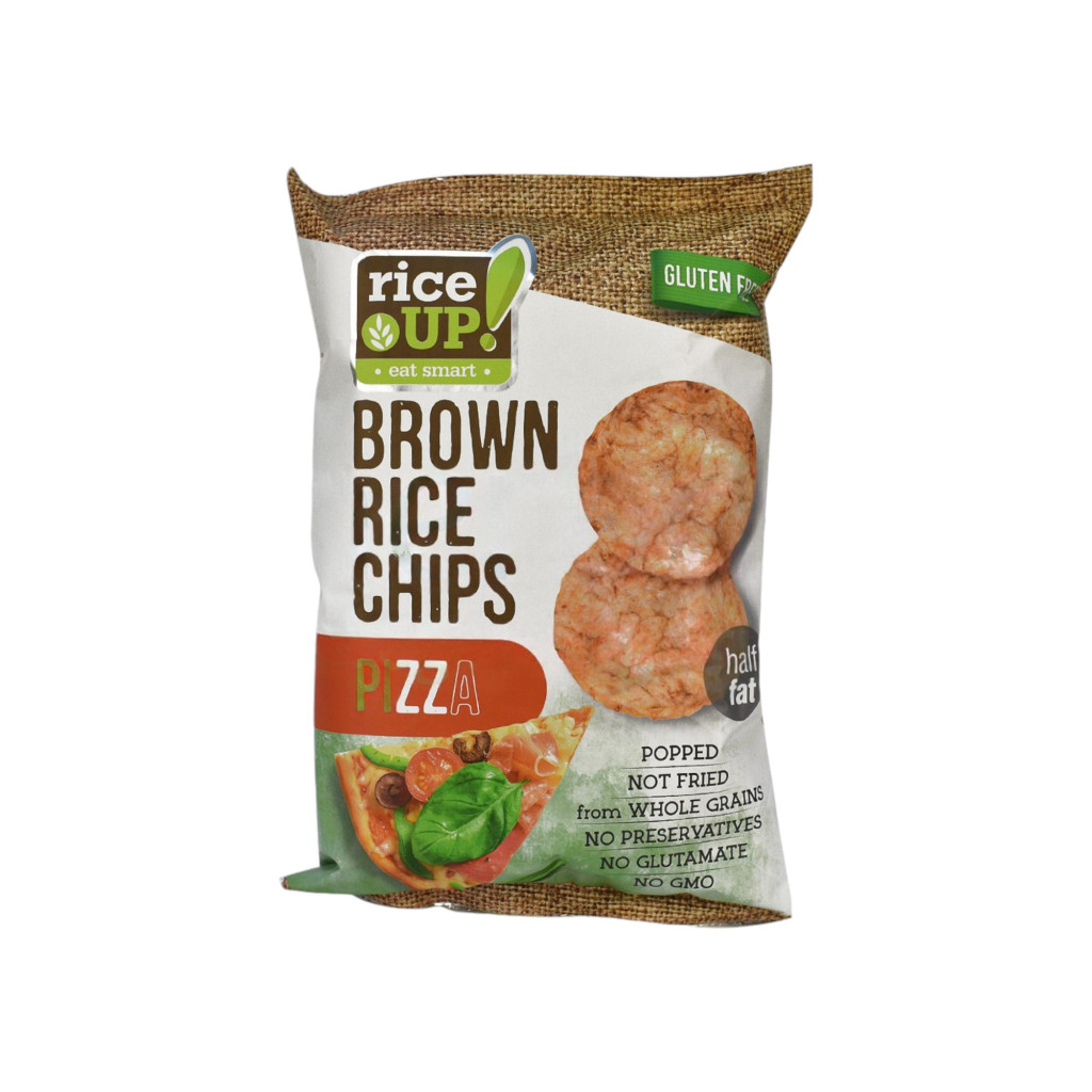 BEZLEPKOVÉ BRAMBŮRKY RICE UP S PIZZOVÝM PŘÍCHUTÍM 60 g