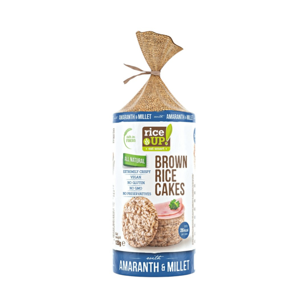 KROMKA RICE UP BEZ GLUTENU Z KASZĄ JAGLANĄ-I AMARANTUSEM 120 g