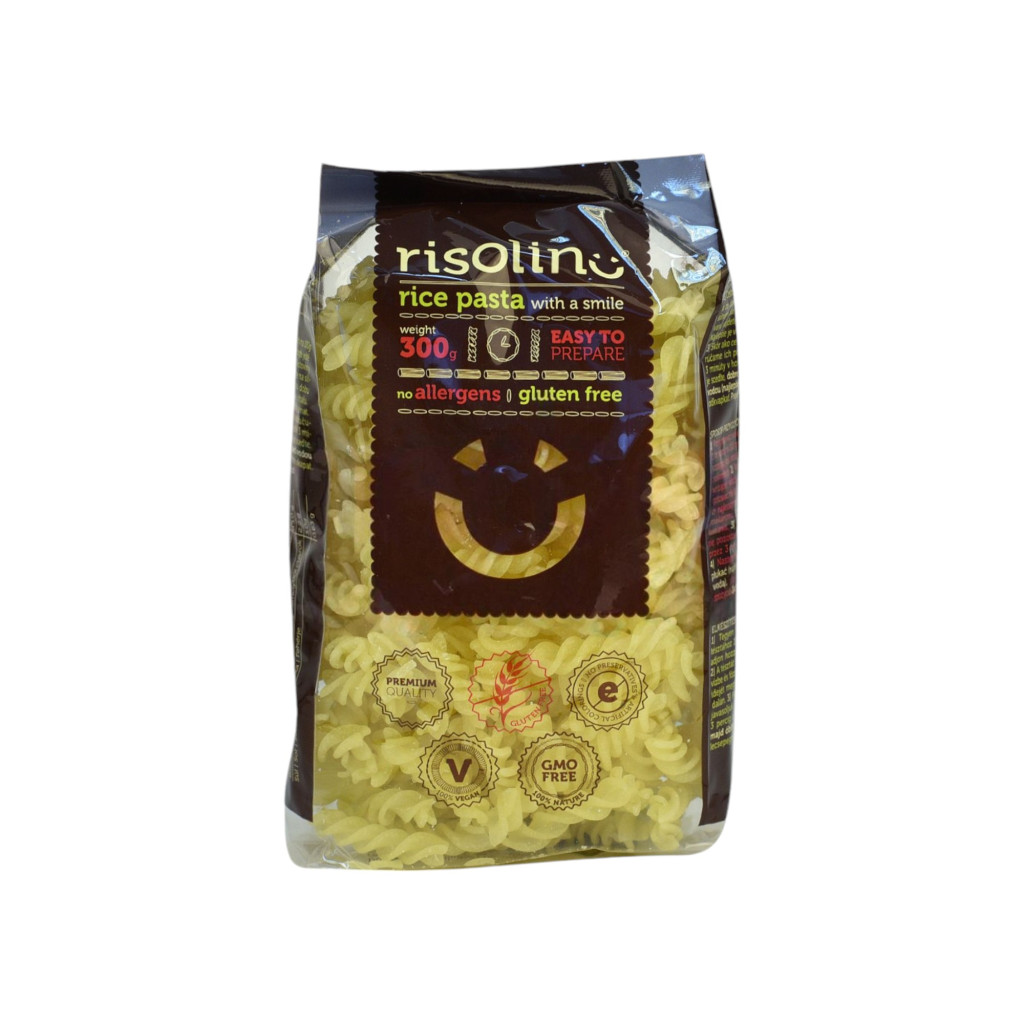 BEZGLUTENOWA PASTA RYŻOWA FUSILLI RISOLINO 300 g