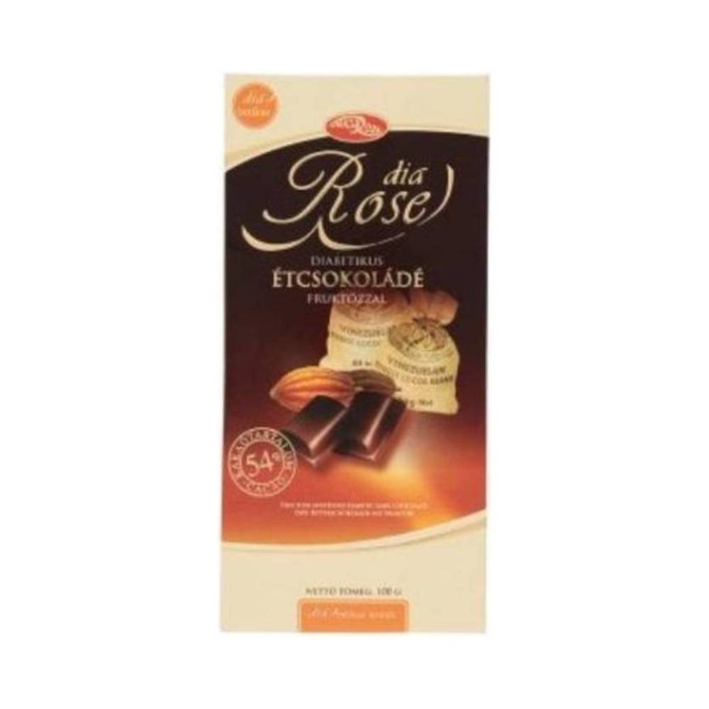 GLUTEN-FREE SWEETROSE DARK CHOCOLATE WITH FRUCTOSE 100 g