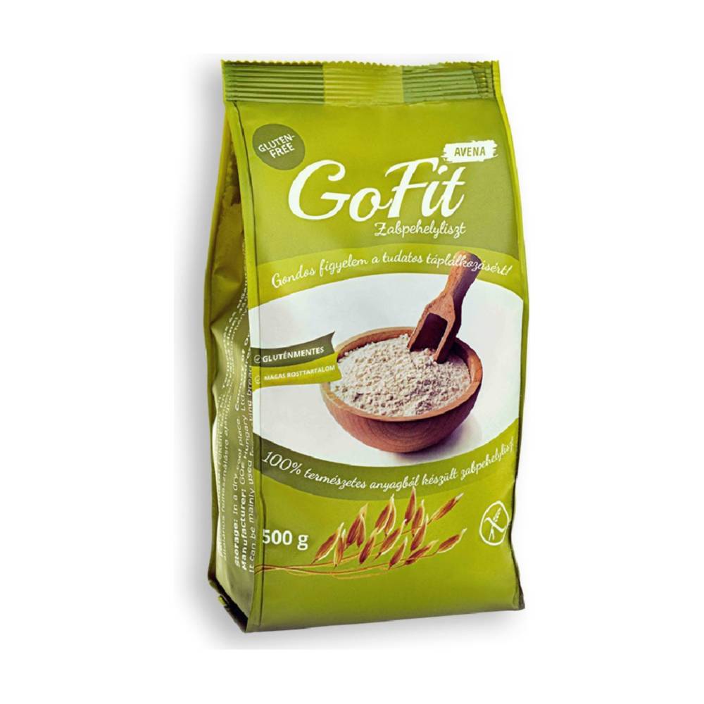 Bezlepková ovesná mouka GoFit 500 g