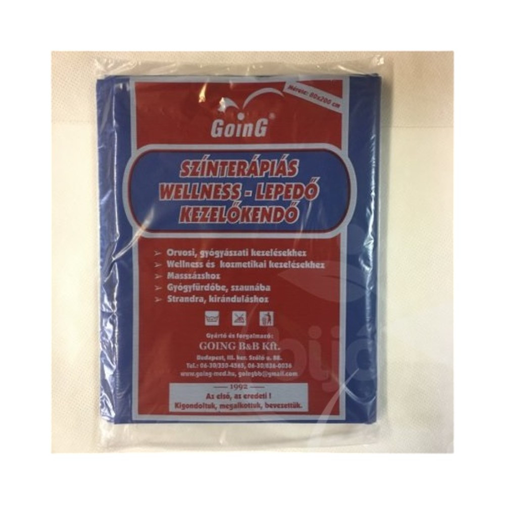 Pătură de terapie de culoare și wellness, albastru închis, 1 buc.