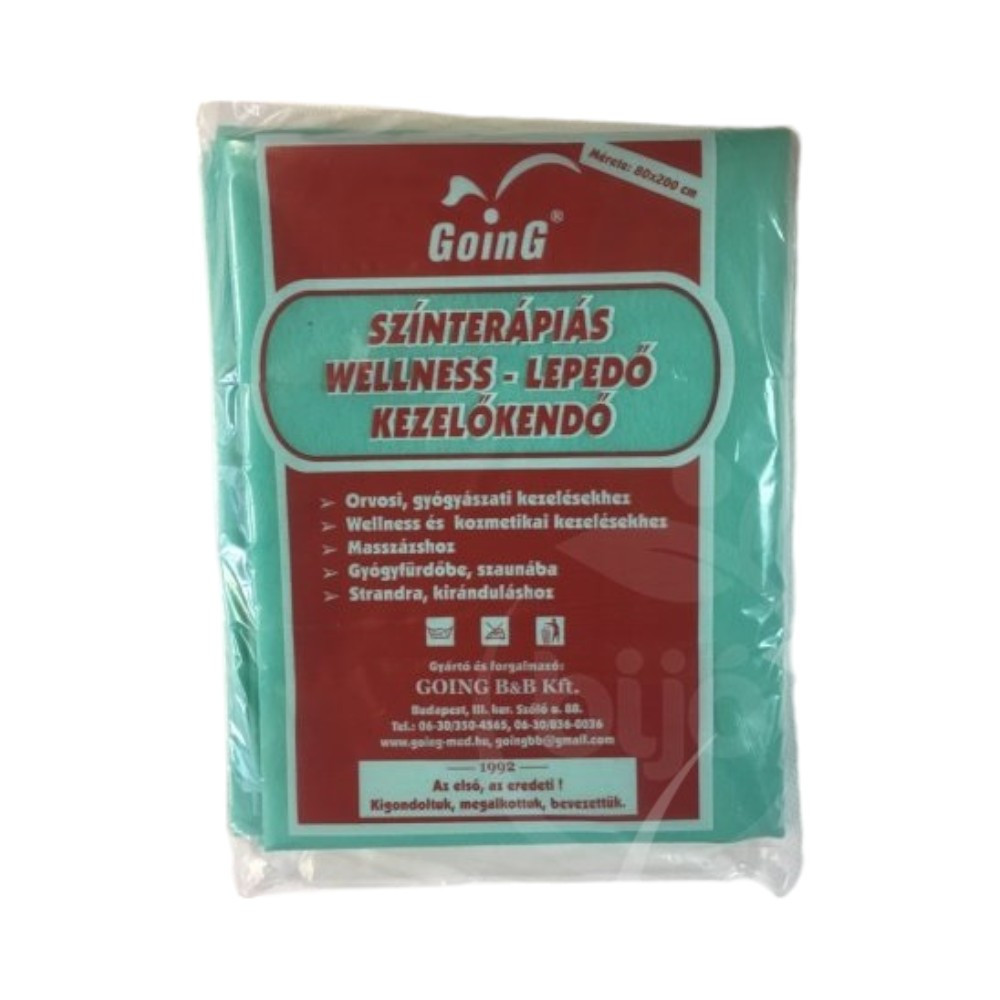 Terapeutický wellness prostieradlo v svetlozelenom farbe, 1 ks