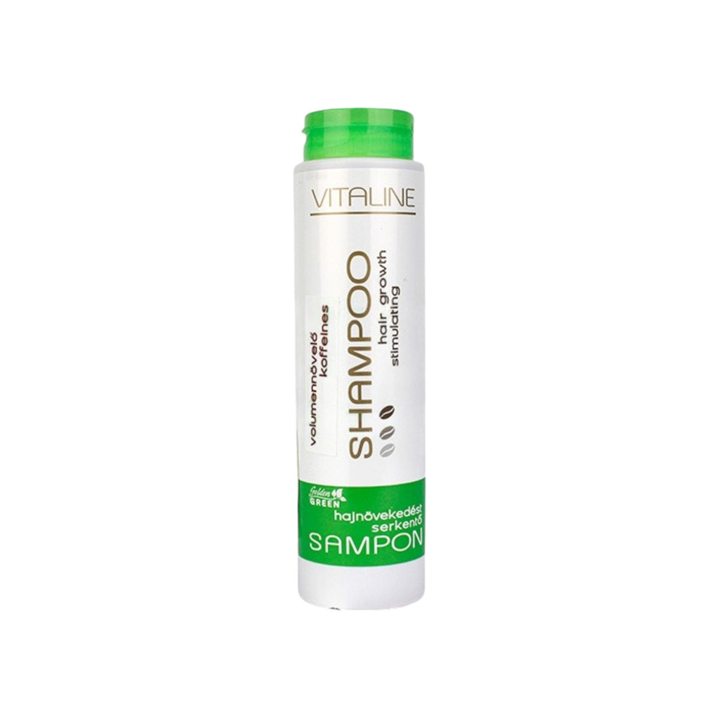 Golden Green šampon s obsahem kofeinu na podporu růstu vlasů 250 ml
