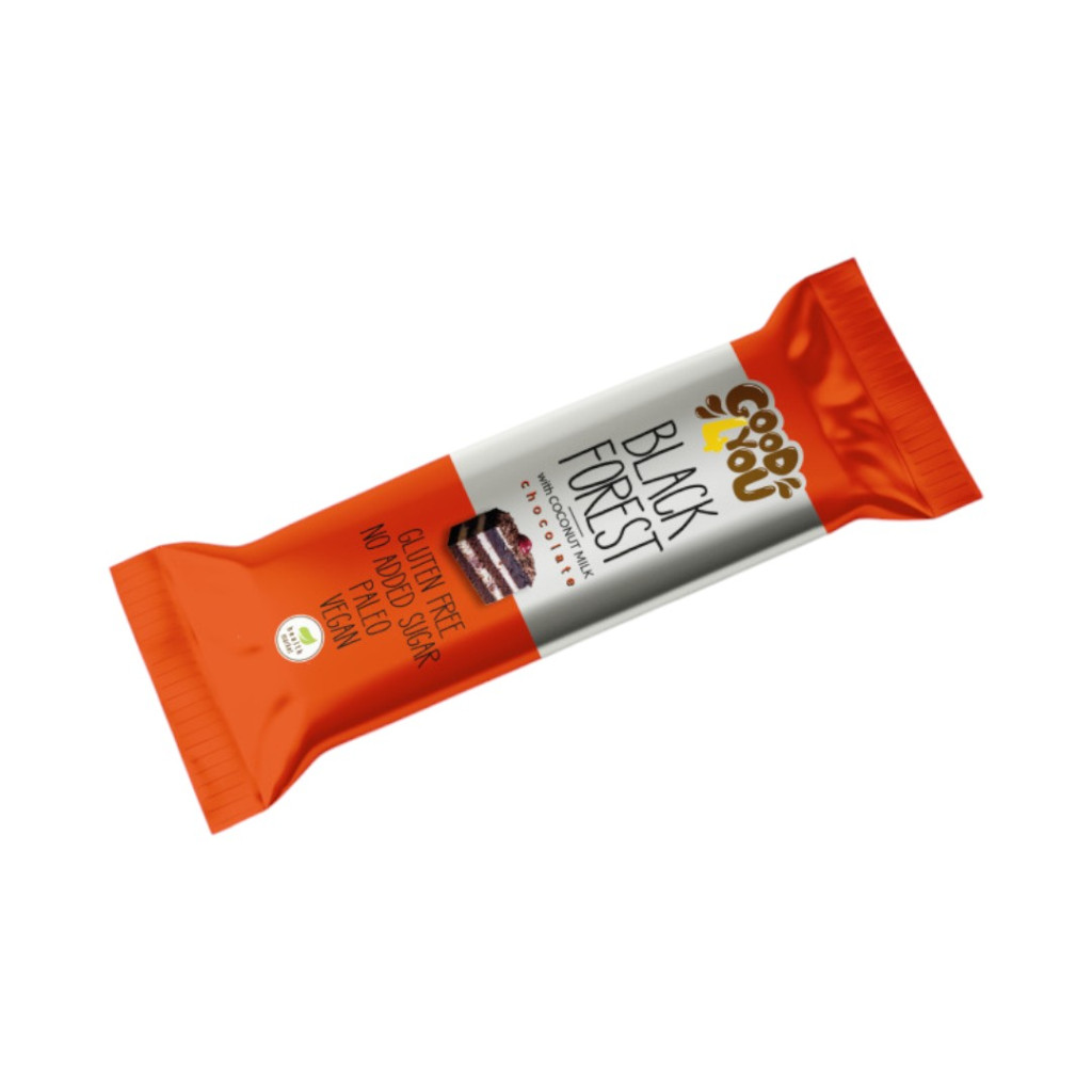 Good4you feketeerdő ízű szelet kókusz alapú mártócsokival 25 g