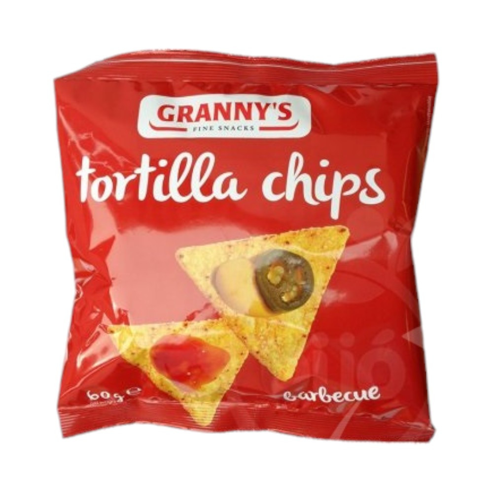 Grannys barbecue tortilla chips 60 g