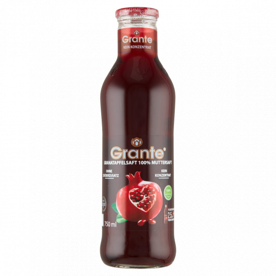 100% pomegranate and sour cherry juice Grante 750 ml