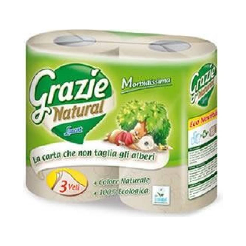 Grazie Natural toilet paper 4 pcs