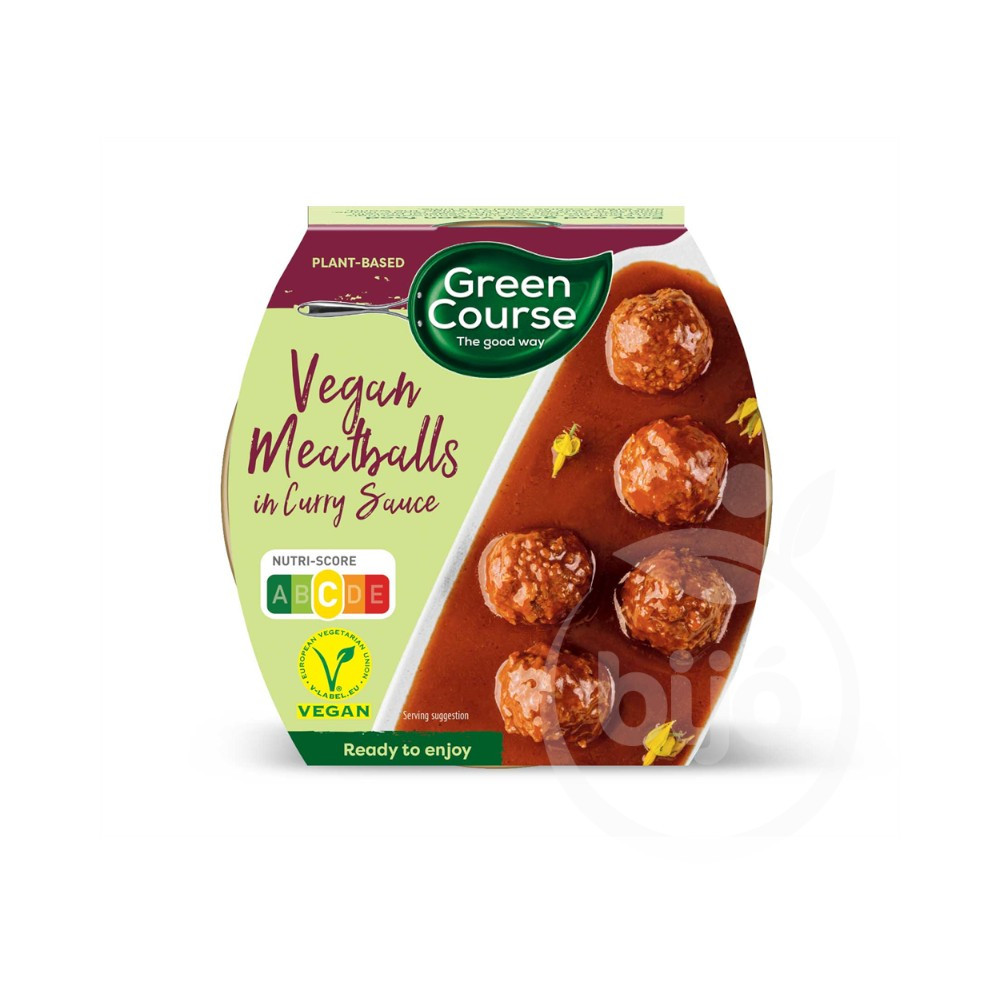 Green Course vegán golyók curry szószban 300 g