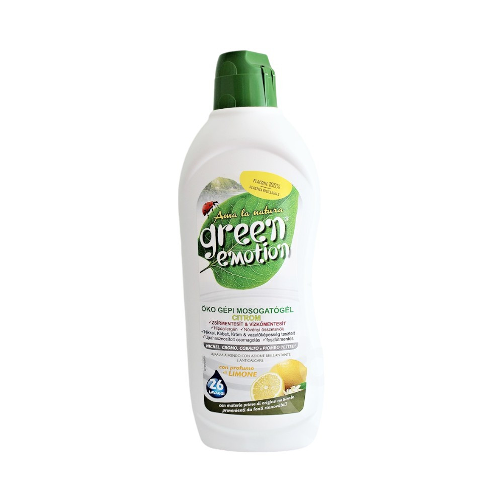 Green Emotion eco dishwasher gel lemon 650 ml