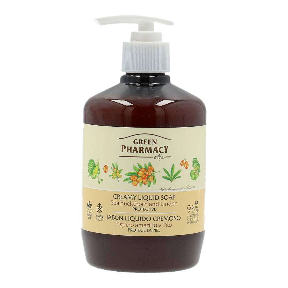 Green Pharmacy folyékony szappan homoktövis  kivonattal 465 ml