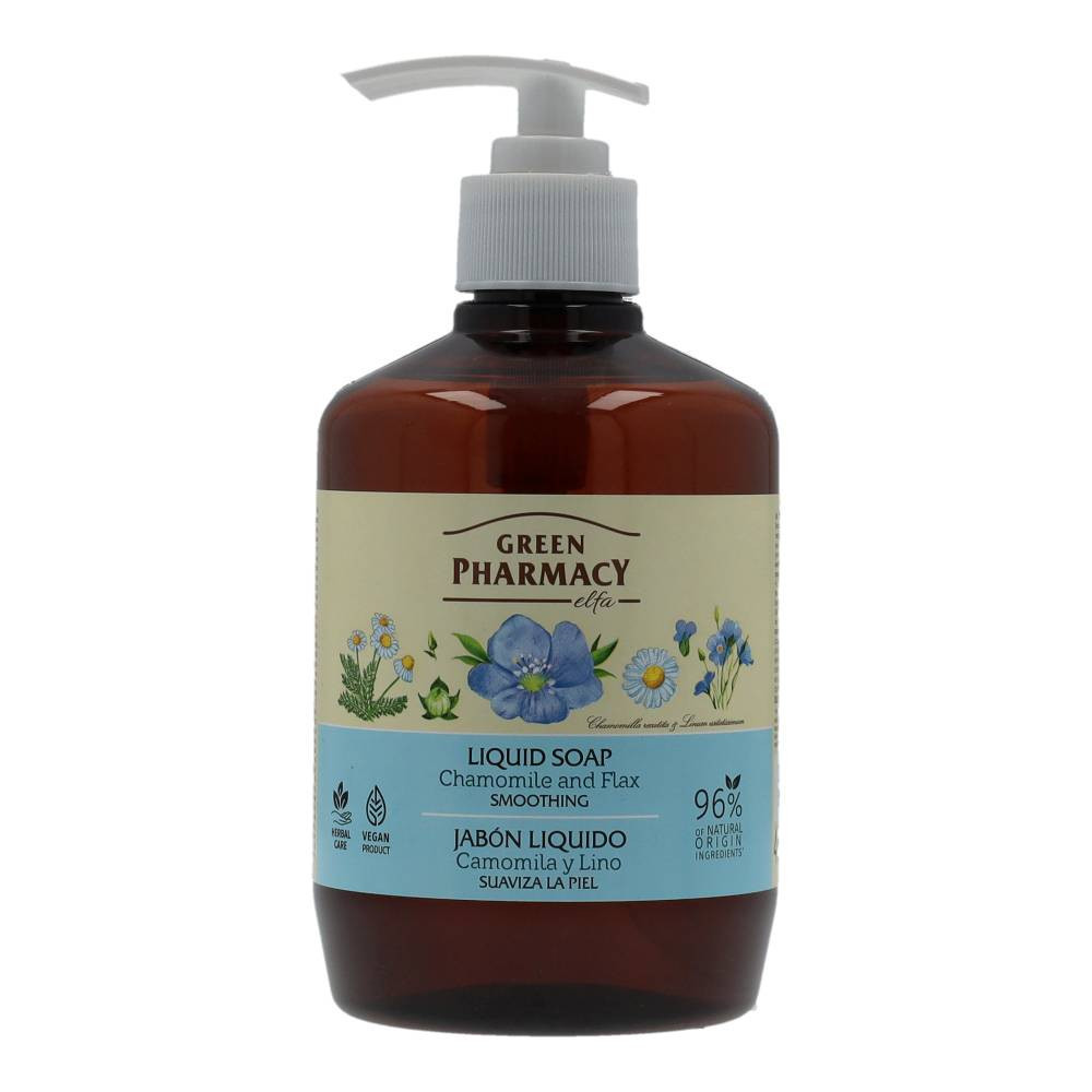Green Pharmacy folyékony szappan kamilla  kivonattal 465 ml