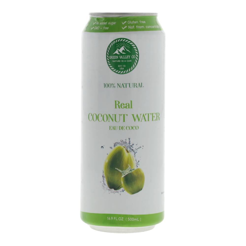 Green Valley coconut water 100%, no added sugar, 500ml