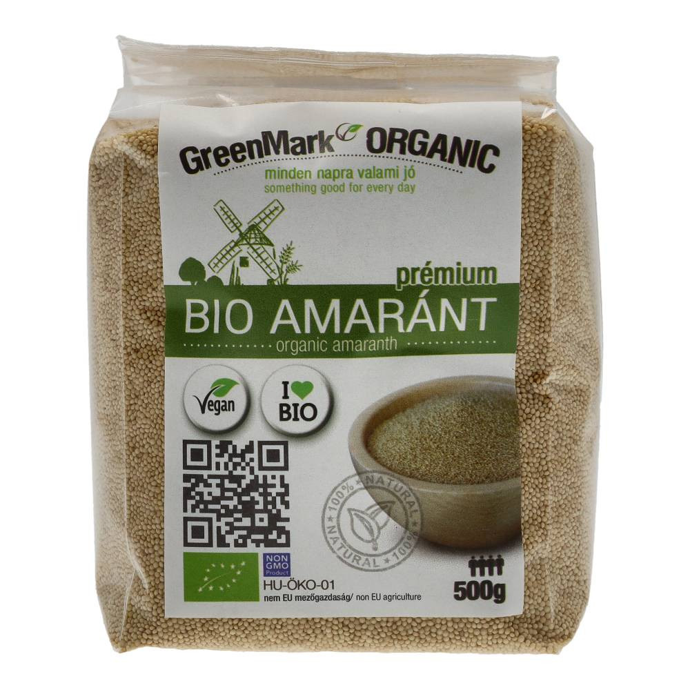 Organické amarantové semeno Greenmark, 500 g