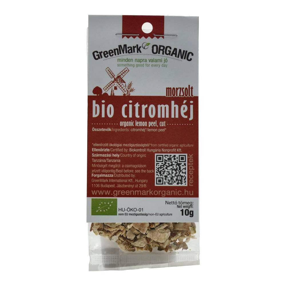 Greenmark Bio-Zitronenschale gemahlen 10 g