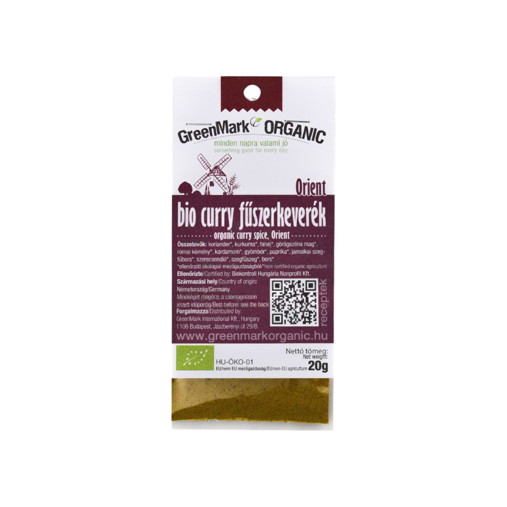 Greenmark Bio-Curry-Gewürzmischung 20 g