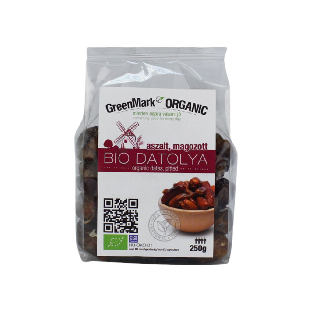 Curmale bio Greenmark fără sâmburi uscate 250 g