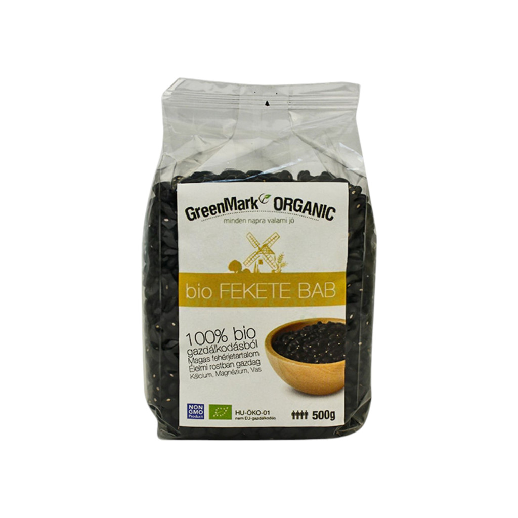 Greenmark bio fasole neagră 500 g