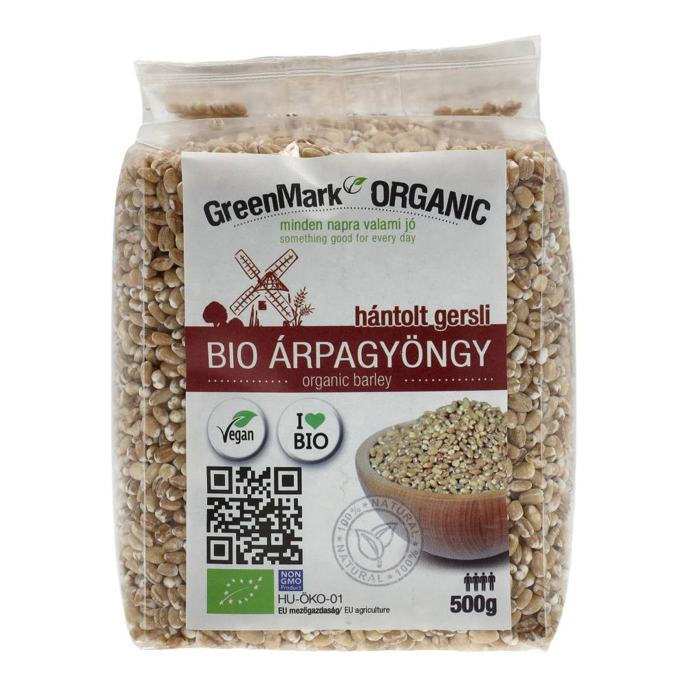 Greenmark bio hántolt árpa 500 g