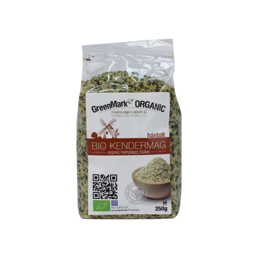 Greenmark bio kendermag hántolt 250 g