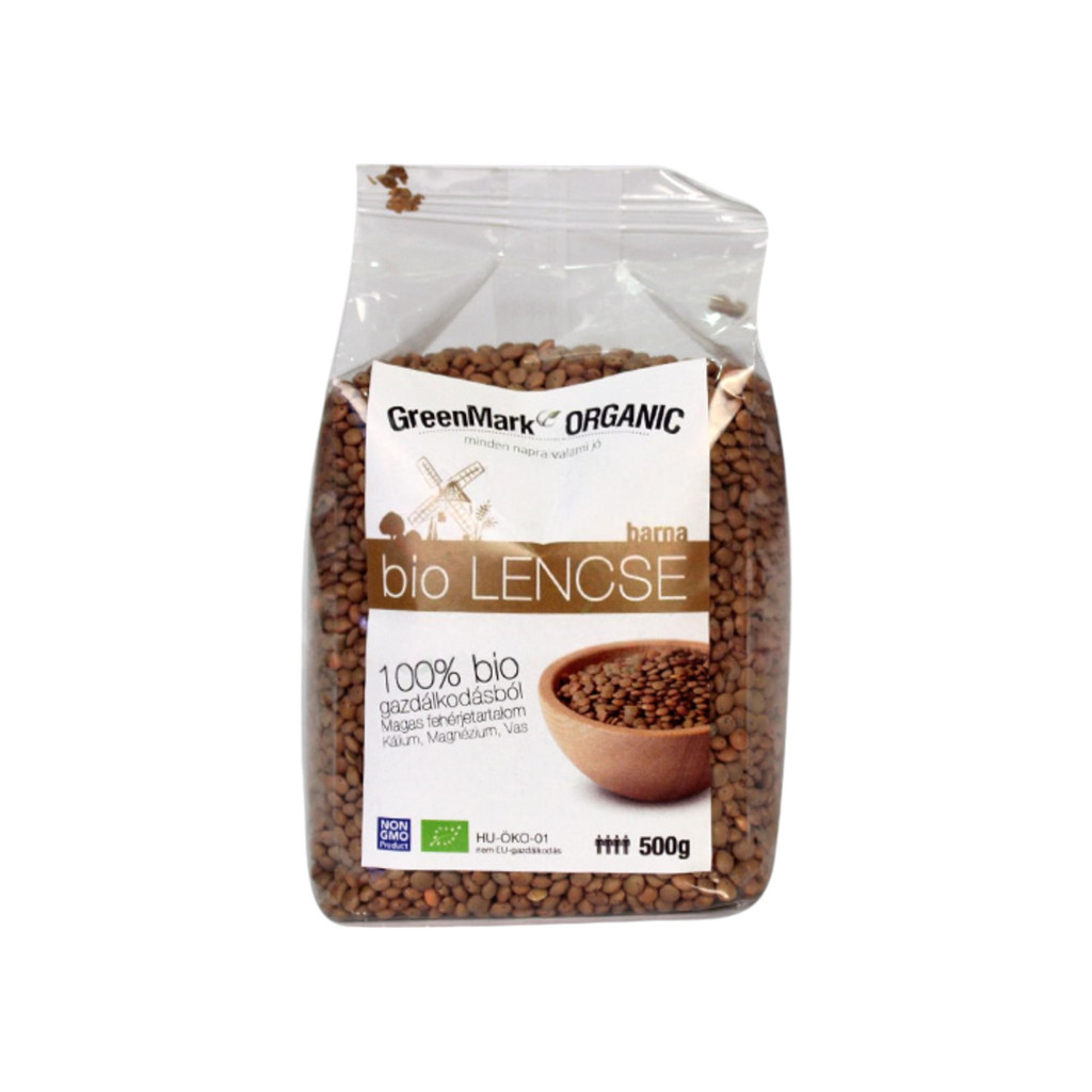 Greenmark Bio-Braune Linsen 500 g