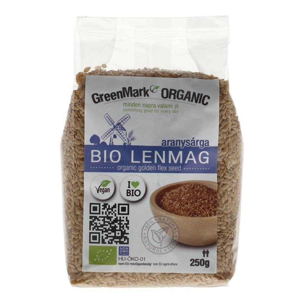 Bio Leinsamen von Greenmark in Gold 250 g