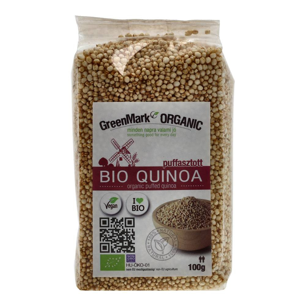 Greenmark organic puffed quinoa 100 g
