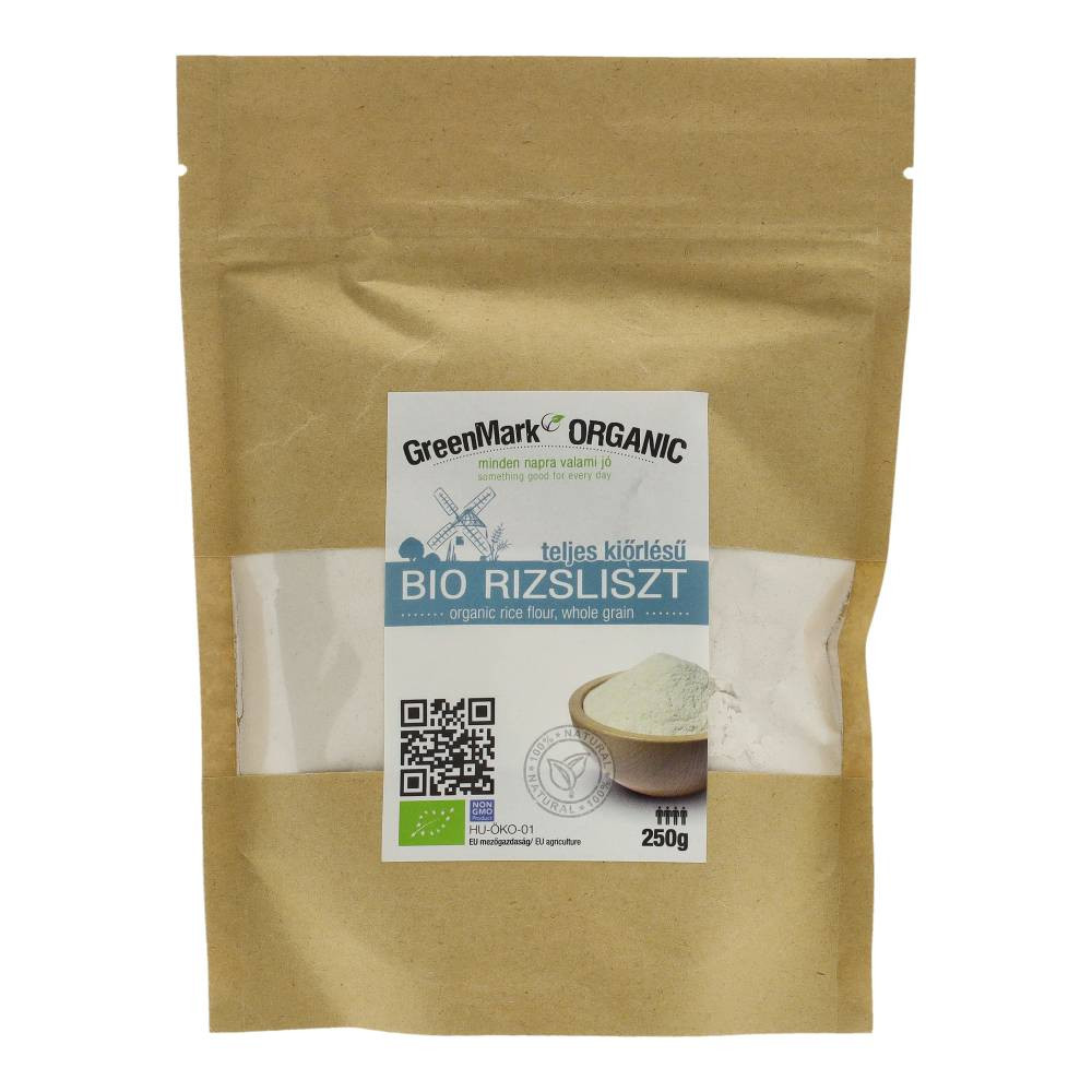 Făină integrală din orez Greenmark Bio 250 g