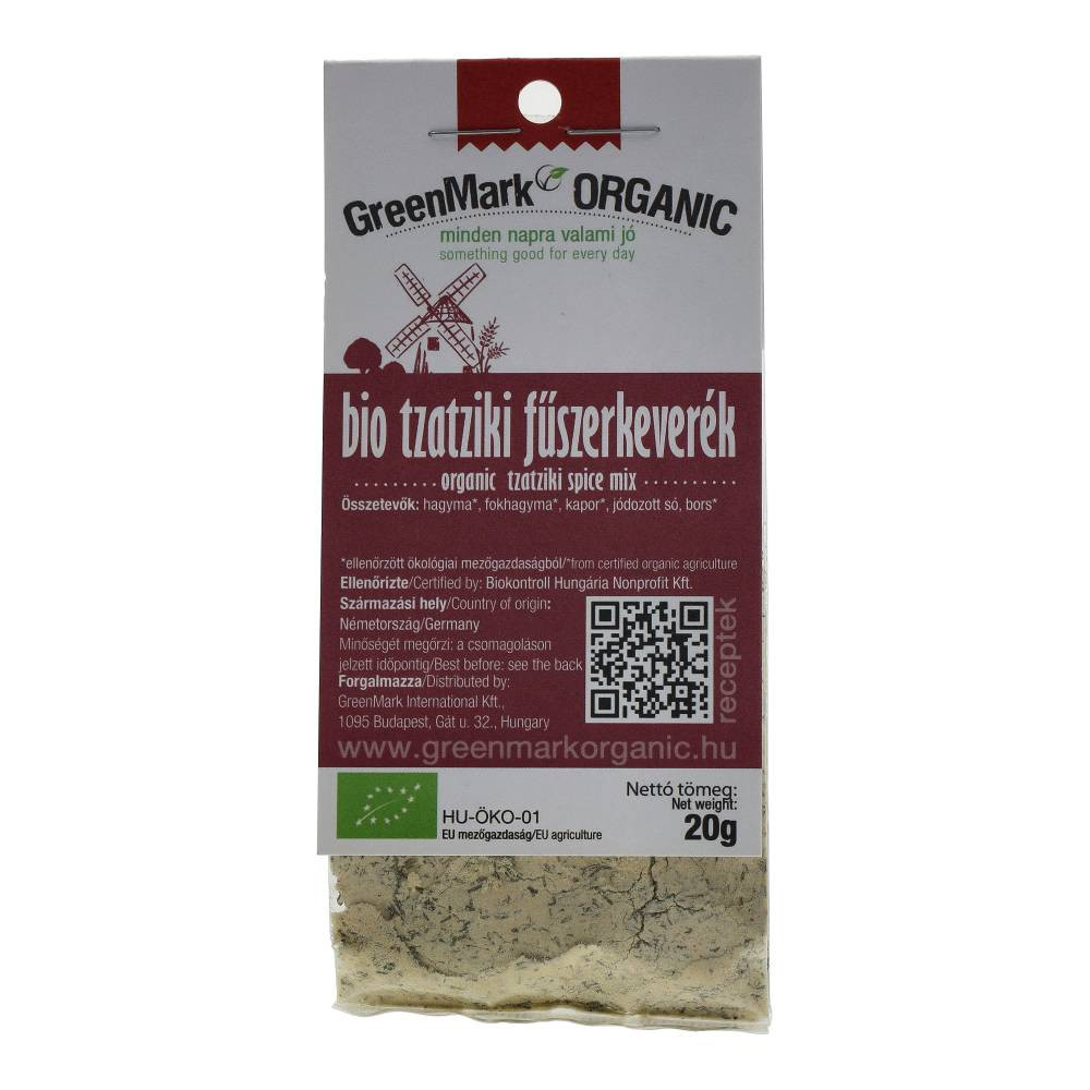 Greenmark organic tzatziki spice mix 20 g