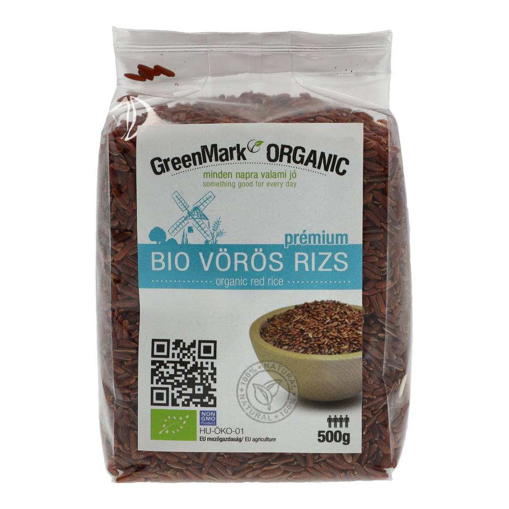 Orez rosu bio Greenmark, 500 g