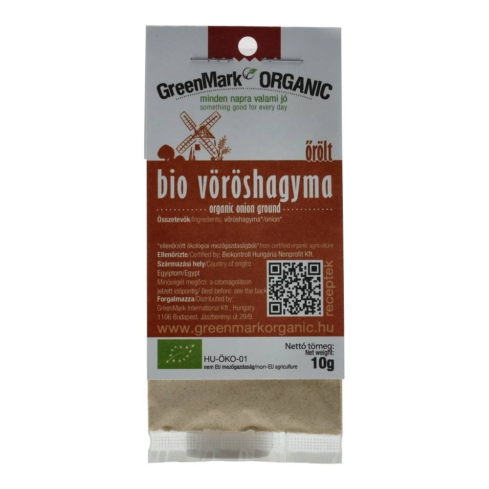 Greenmark bio vöröshagyma őrölt 10 g